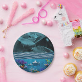 Assiettes En Carton Plaques de papier Grenouille (Fête)