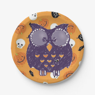 Assiettes En Carton Plaques de papier Halloween