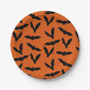 Assiettes En Carton Plaques de papier Halloween chauds