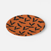 Assiettes En Carton Plaques de papier Halloween chauds (Angle)