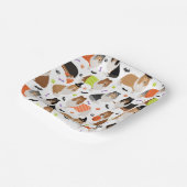 Assiettes En Carton Plaques de papier Halloween Collie (Angulaire)