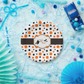 Assiettes En Carton Plaques de papier Hallowen pois 7 po (Fête)
