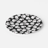 Assiettes En Carton plaques de papier imprimées avec de mignons fantôm (Angle)