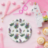 Assiettes En Carton Plaques de papier inspirées de Mardi Gras (Fête)