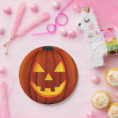 Assiettes En Carton Plaques de papier Jack-O-Lantern (Fête)