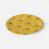 Assiettes En Carton Plaques de papier Jack-O’-Lantern (Angle)
