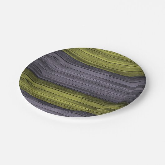 Assiettes En Carton Plaques de papier Jaune, Violet (Angle)