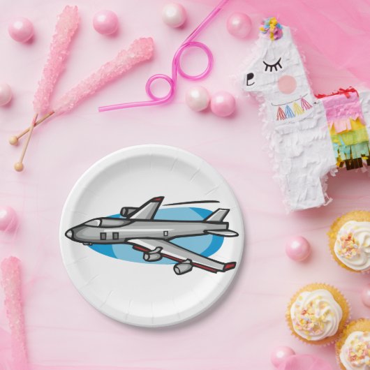 Assiettes En Carton Plaques de papier Jet Plane (Fête)