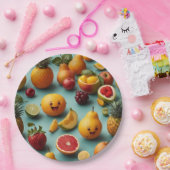 Assiettes En Carton Plaques de papier jetables Fiesta de fruits (Fête)