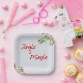 Assiettes En Carton Plaques de papier Jingle et Mingle (Fête)