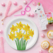 Assiettes En Carton Plaques de papier-jonquilles (Fête)