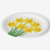 Assiettes En Carton Plaques de papier-jonquilles (Angle)