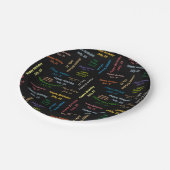 Assiettes En Carton Plaques de papier Juillet, 23 Anniversaire (Angle)