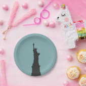 Assiettes En Carton Plaques de papier Lady Liberty (Fête)