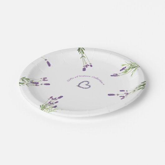 Assiettes En Carton Plaques de papier lavable 7 pouces (Angle)