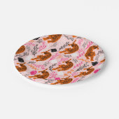 Assiettes En Carton Plaques de papier Leopard (Angle)