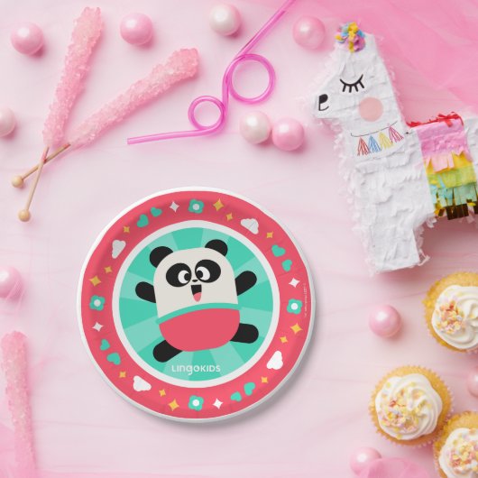 Assiettes En Carton Plaques de papier Lingokids Party avec Elliot (Fête)