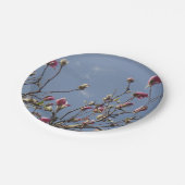 Assiettes En Carton Plaques de papier Magnolia Buds (Angle)