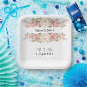 Assiettes En Carton Plaques de papier mariage (Fête)