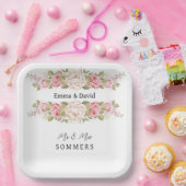 Assiettes En Carton Plaques de papier mariage (Fête)