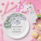 Assiettes En Carton Plaques de papier mariage (Fête)