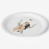 Assiettes En Carton Plaques de papier mariage (Angle)