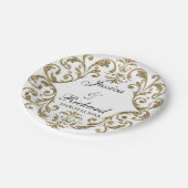Assiettes En Carton Plaques de papier mariage (Angle)