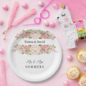 Assiettes En Carton Plaques de papier mariage (Fête)