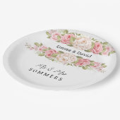 Assiettes En Carton Plaques de papier mariage (Angle)