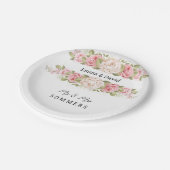 Assiettes En Carton Plaques de papier mariage (Angle)