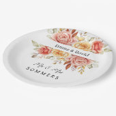 Assiettes En Carton Plaques de papier mariage (Angle)