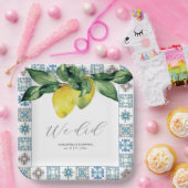 Assiettes En Carton Plaques de papier Mariage customisées (Fête)