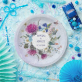 Assiettes En Carton Plaques de papier Mariage écossaise à chardon (Fête)