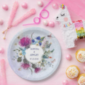 Assiettes En Carton Plaques de papier Mariage écossaise à chardon (Fête)