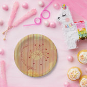 Assiettes En Carton Plaques de papier Mariage Influencé par l'Asie (Fête)