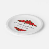 Assiettes En Carton Plaques de papier Mariage personnalisées avec des  (Angle)