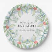 Assiettes En Carton Plaques de papier mariage pour Noël (Devant)