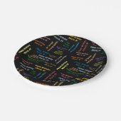 Assiettes En Carton Plaques de papier Mars, 26 Anniversaire (Angle)