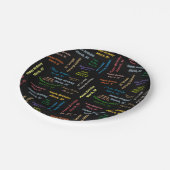 Assiettes En Carton Plaques de papier mars, 30 anniversaire (Angle)