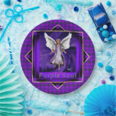 Assiettes En Carton Plaques de papier mauve Soul (Fête)