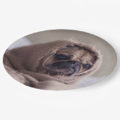 Assiettes En Carton Plaques de papier mignonne Chien 8 (Angle)
