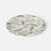 Assiettes En Carton Plaques de papier Motif Fallen Fern (Angle)