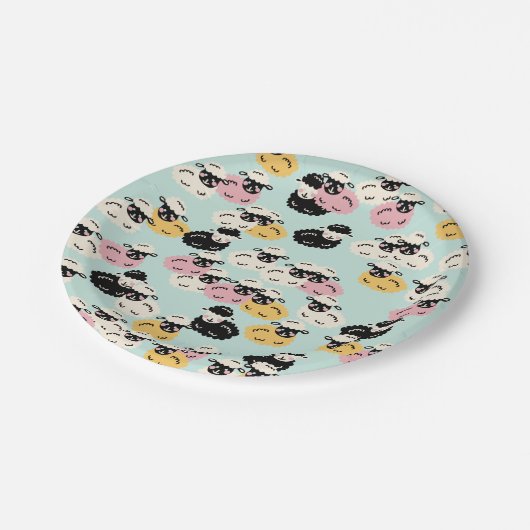 Assiettes En Carton Plaques de papier mûres en mouton (Angle)