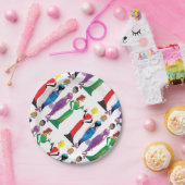 Assiettes En Carton Plaques de papier nocturne pour dames (Fête)