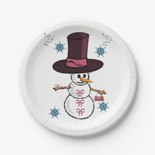 Assiettes En Carton Plaques de papier Noël
