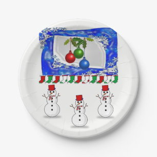 Assiettes En Carton Plaques de papier Noël