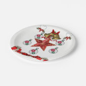 Assiettes En Carton Plaques de papier Noël (Angle)