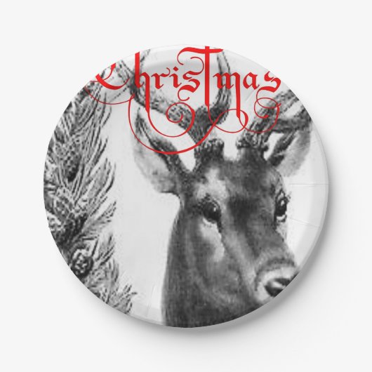 Assiettes En Carton Plaques de papier Noël (Devant)