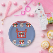 Assiettes En Carton Plaques de papier Noël (Fête)