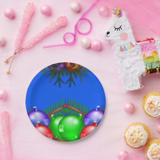 Assiettes En Carton Plaques de papier Noël (Fête)